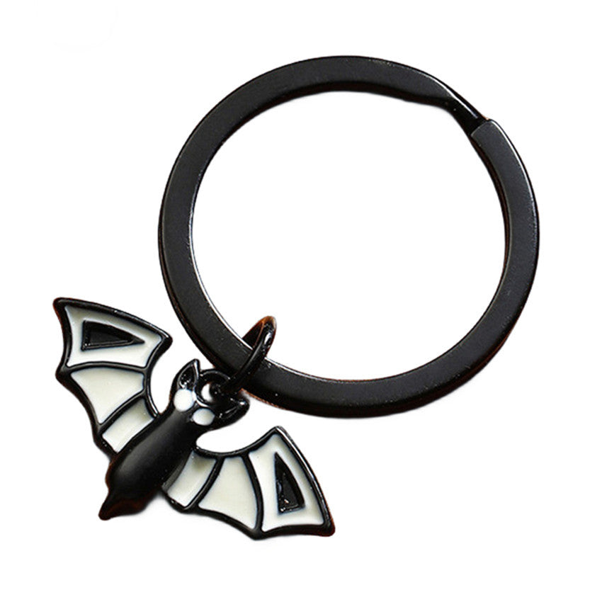 Wholesale Halloween Cartoon Bat Ghost Zinc Alloy Keychain